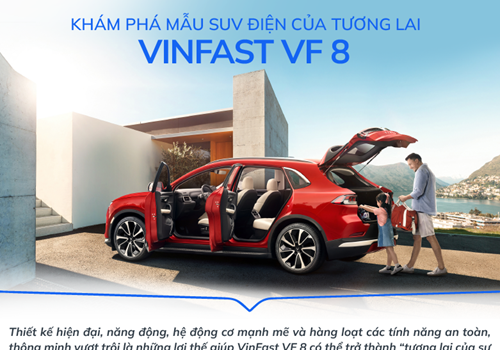 THÔNG TIN CHÍNH XÁC XE OTO ĐIỆN VINFAST VF8